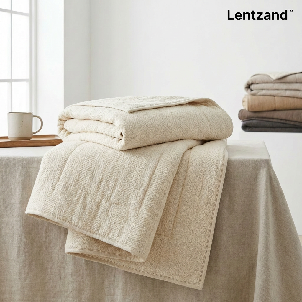 Lentzand™ // The Sage Velour Arbor Coverlet