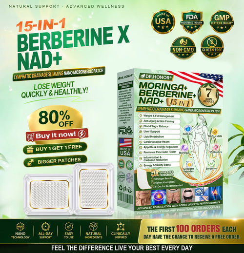 DR.HONOR® Berberine X NAD+ Nano Microneedle Patch