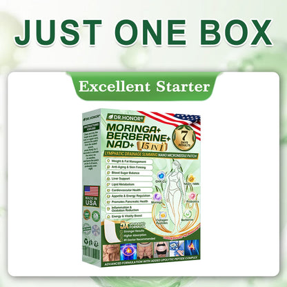 DR.HONOR® Berberine X NAD+ Nano Microneedle Patch