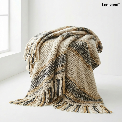 Lentzand™ Canyon Ridge Woven Throw 🏜️